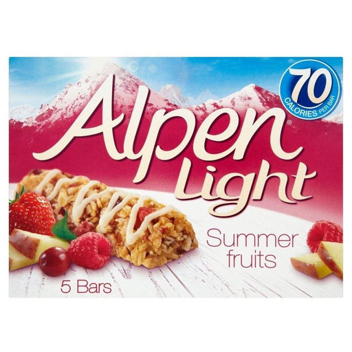 Alpen Light Summer Fruits Cereal Bar 5x95g - World Food Shop