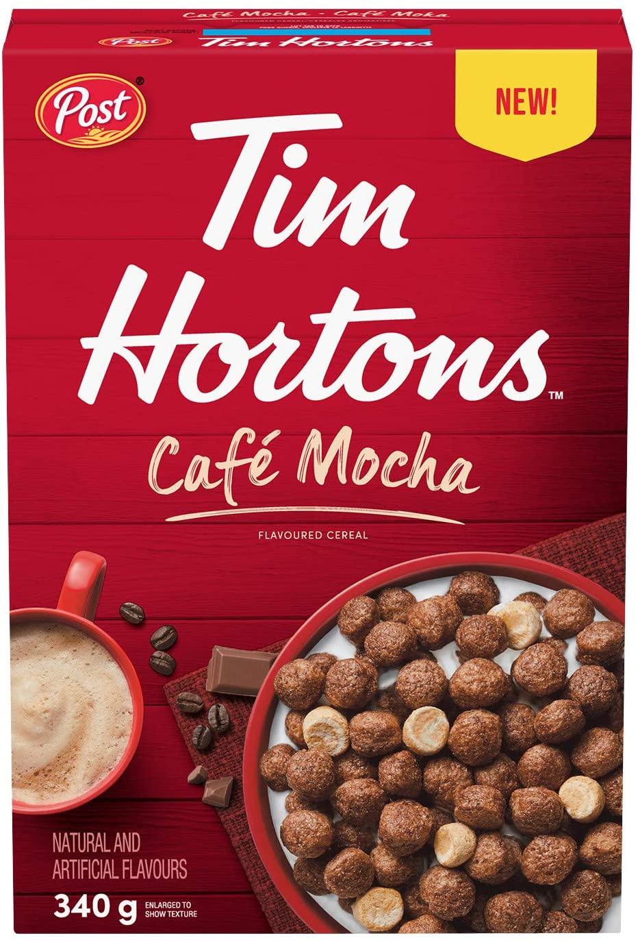 Post Tim Hortons CafÃ© Mocha Cereal 340G - World Food Shop