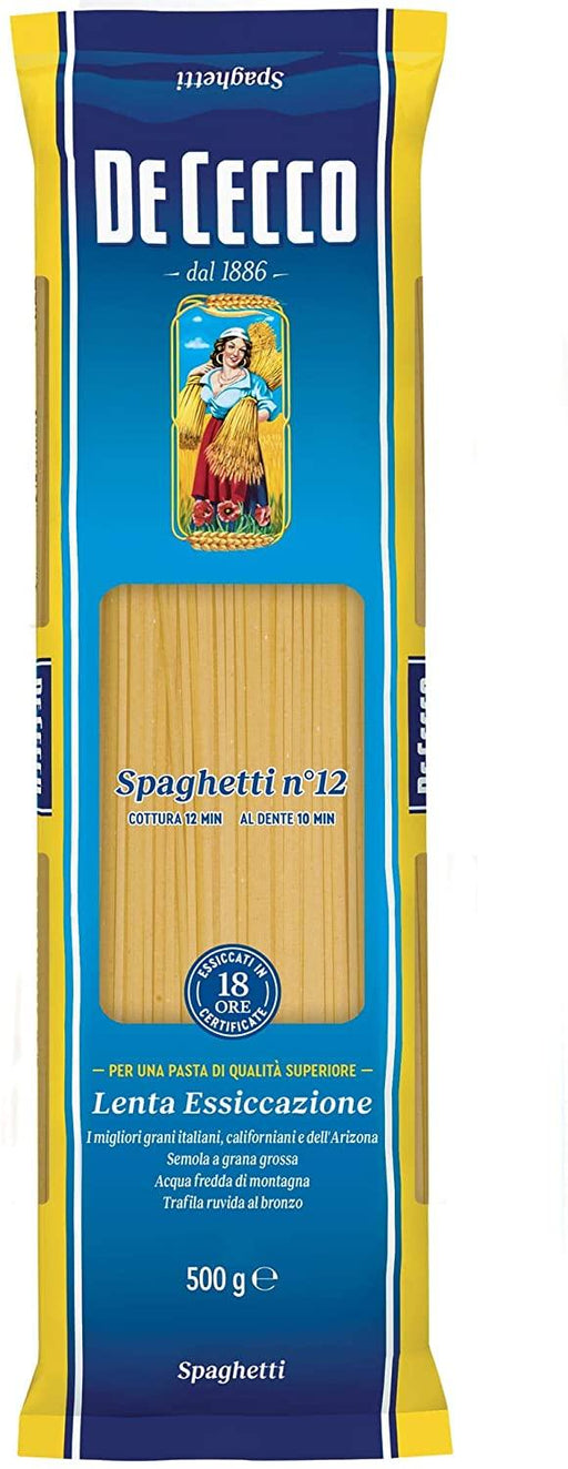 De Cecco - No.12 Spaghetti 500G - World Food Shop