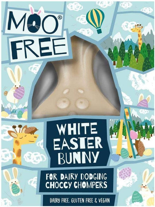 Moo Free White Easter Bunny 80G - World Food Shop