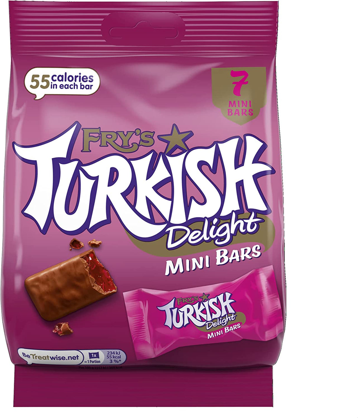 Fry's Turkish Delight Mini Bars 105G