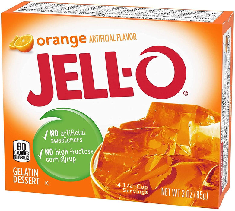 Jell-O Orange Gelatin 3Oz (85G) - World Food Shop