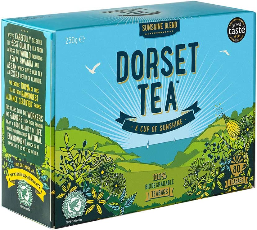 Dorset Tea Sunshine Blend 80 Teabags 250G