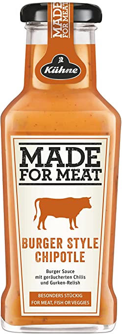 Kuhne Made For Meat Chipotle Burger Style Sauce 235ML