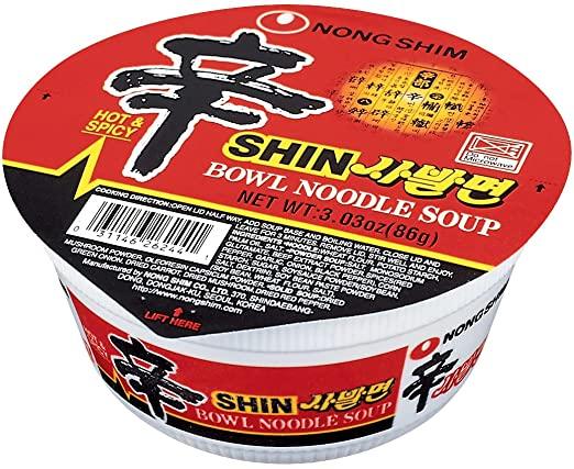 Nongshim Shin Bowl Noodle Soup 86G - World Food Shop