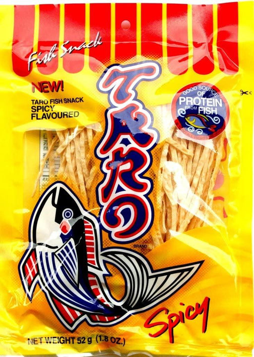Taro Fish Snack Spicy Flavour 52G - World Food Shop