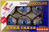 Tunnock's Dark Chocolate Teacakes 6 Pack (144G)