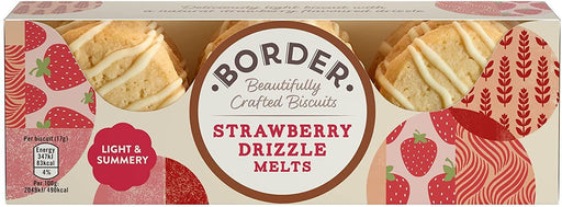 Border Biscuits - Strawberry Drizzle Melts 150G - World Food Shop