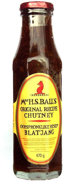 Mrs H.S. Balls Original Recipe Chutney 470G - World Food Shop