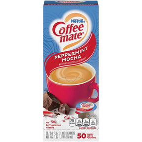 Coffee Mate Peppermint Mocha Liquid Coffee Creamer 0.375Oz X 50 - World Food Shop
