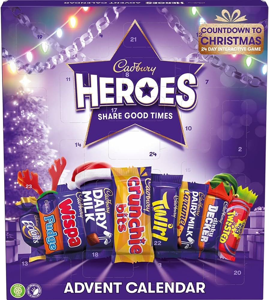 Cadbury Heroes Advent Calendar 230G