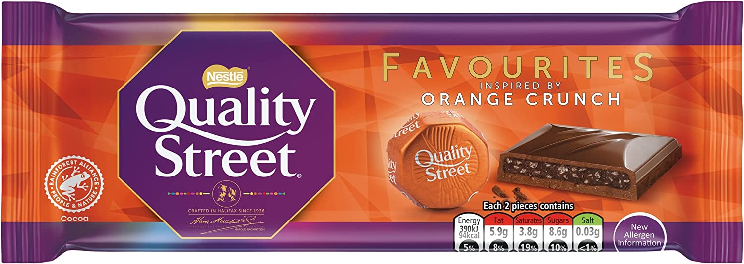 Quality Street Orange Crunch Block 84G