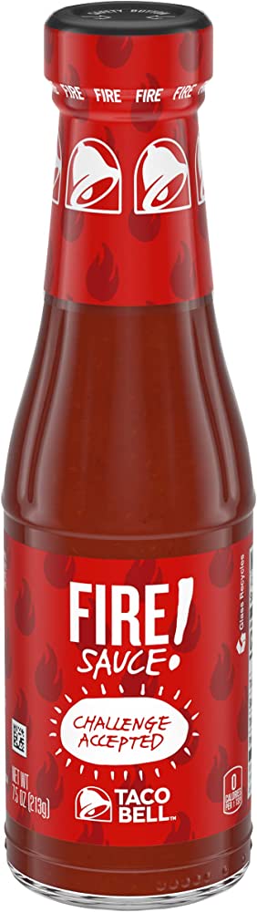 Taco Bell Fire Sauce 7.5oz