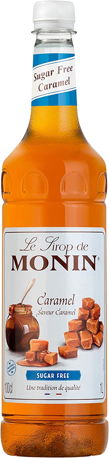 Monin Caramel Sugar Free Syrup 1ltr
