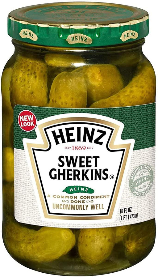 Heinz Sweet Gherkins 16Oz (473Ml) Jars - World Food Shop