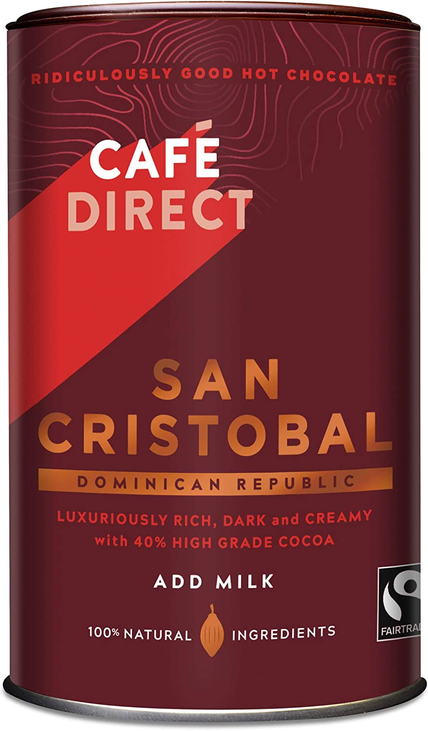 CaféDirect Fairtrade San Cristobal Hot Chocolate 250G