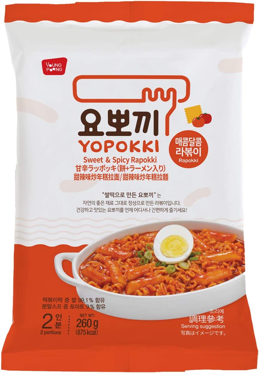 YP Yopokki Sweet Spicy Rapokki 260G