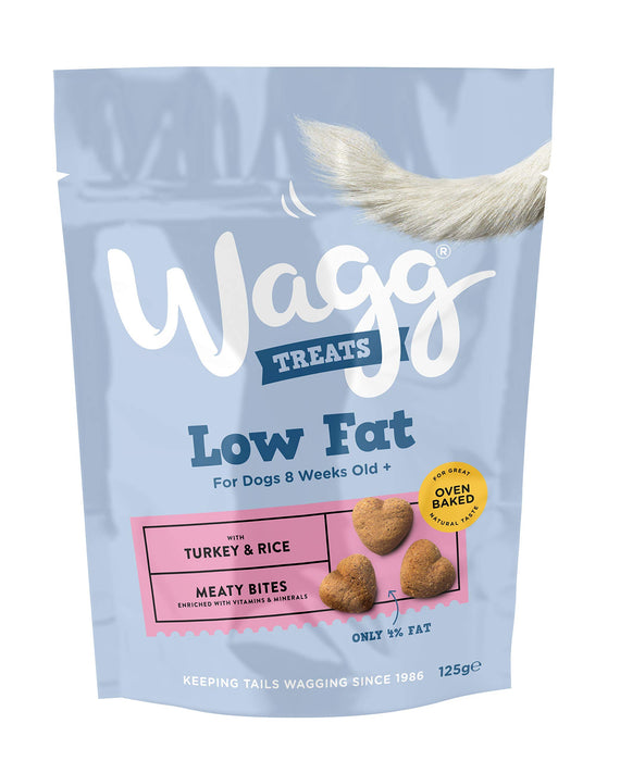Wagg Low Fat Treats Turkey 128G