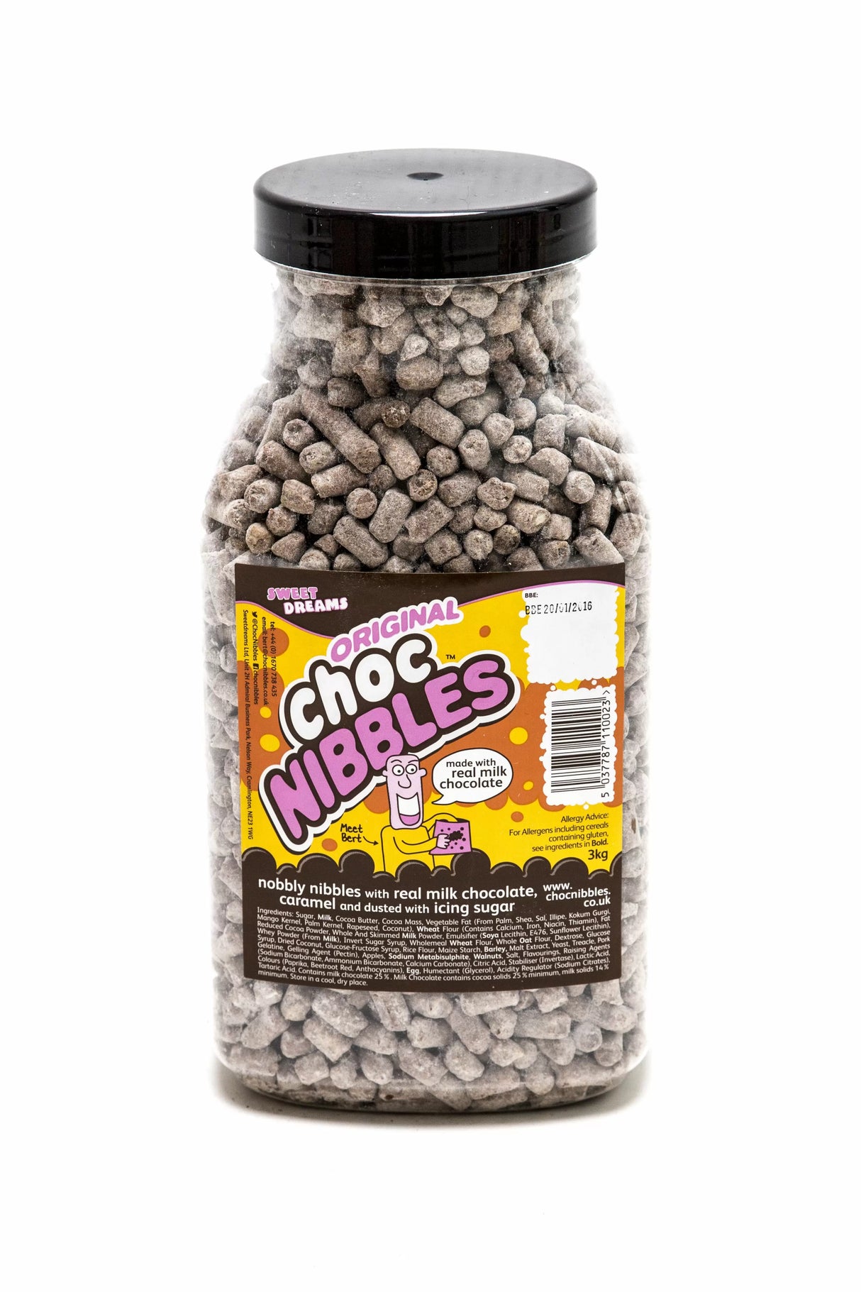 Sweet Dreams Original Choc Nibbles Jar 2.7KG