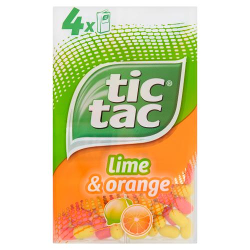 Tic Tac Lime Orange 4 Pack
