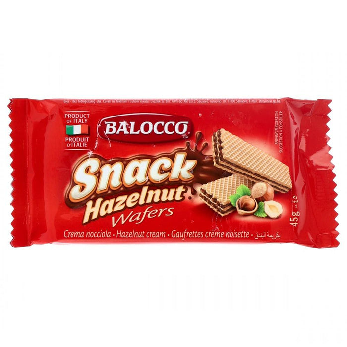 Balocco Snack Hazelnut Wafers 45g