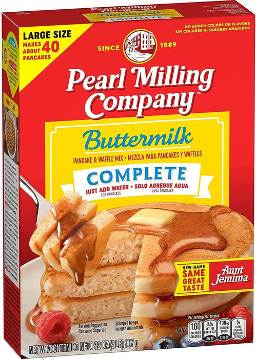 Pearl Milling Company Buttermilk Complete Pancake & Waffle Mix 907G (32Oz)