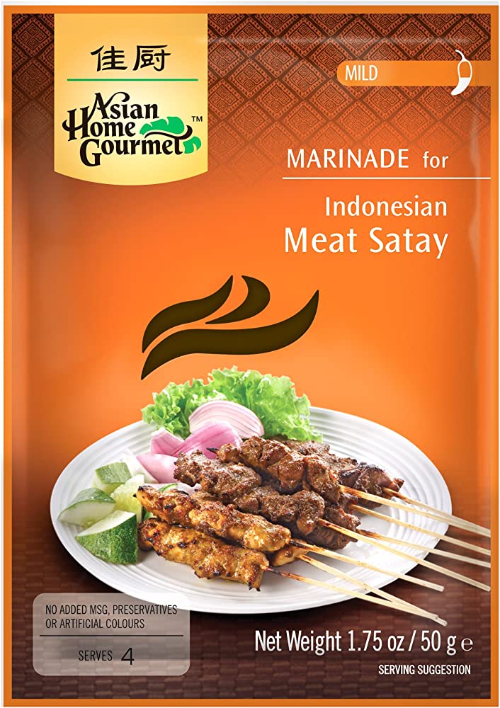 Asian Home Gourmet Indonesian Meat Satay Marinade 50G