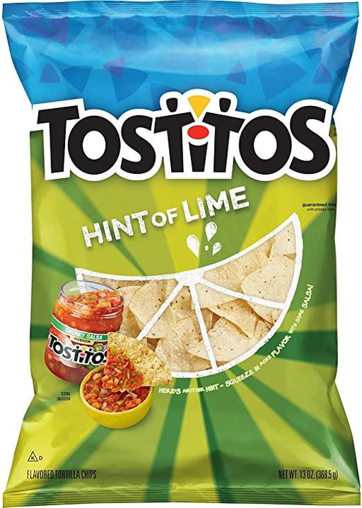 Tostitos Tortilla Chips Hint Of Lime 10Oz (283G) - World Food Shop