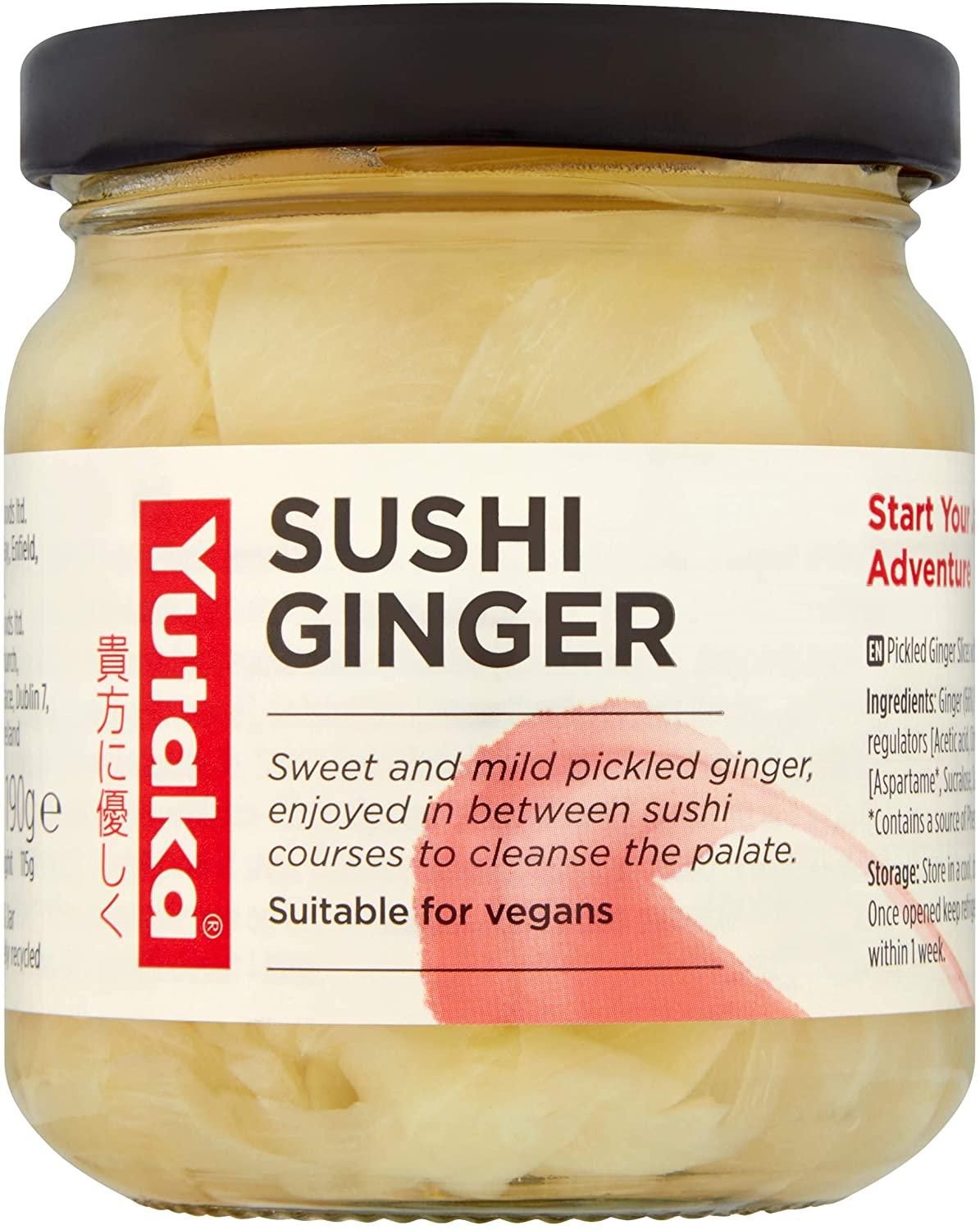 Yutaka Sushi Ginger 190G - World Food Shop