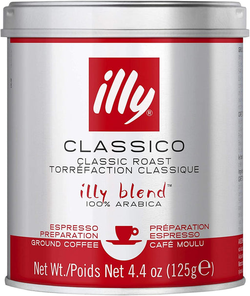 Illy Classico Espresso Ground Coffee 125G - World Food Shop