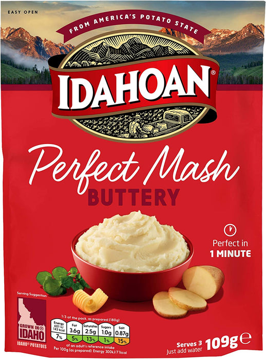 Idahoan Perfect Mash Buttery 109G