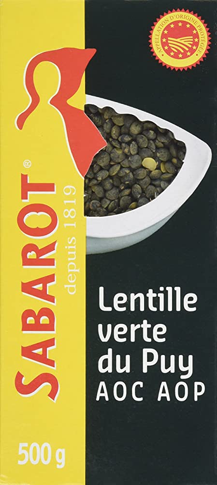 Sabarot Le Puy Green Lentils 500G