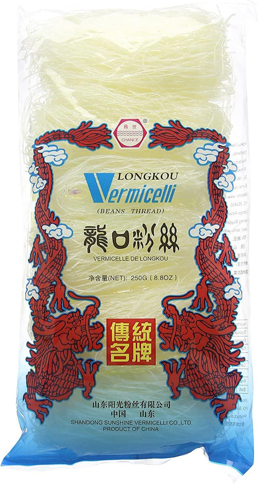 Longkou Mung Bean Vermicelli - Yuanbao Style 250G - World Food Shop