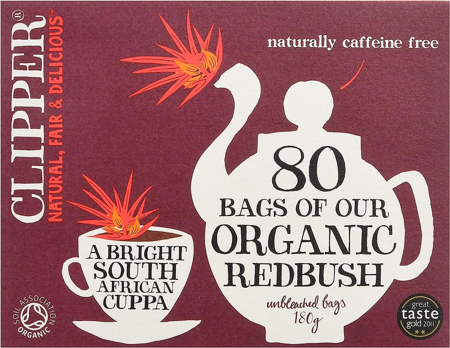 Clipper Organic Redbush Tea Bags 80s