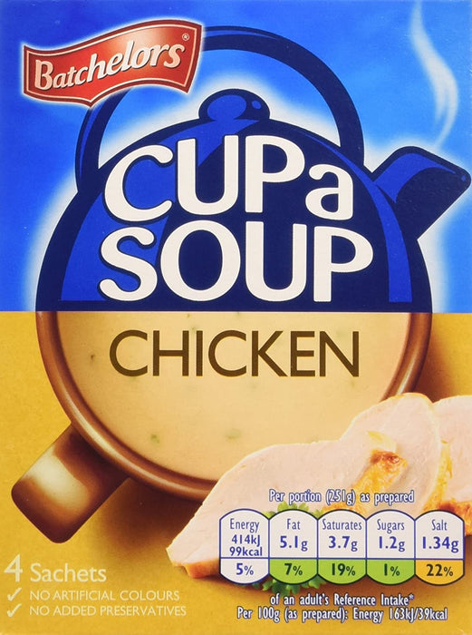 Batchelors Cup-A-Soup Chicken 4 Pack (81G)