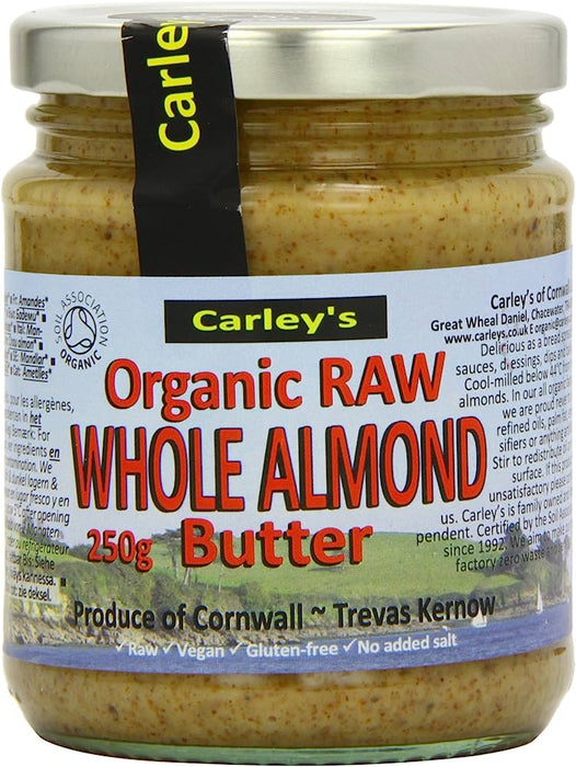 Carley's Raw Whole Almond Butter 250G