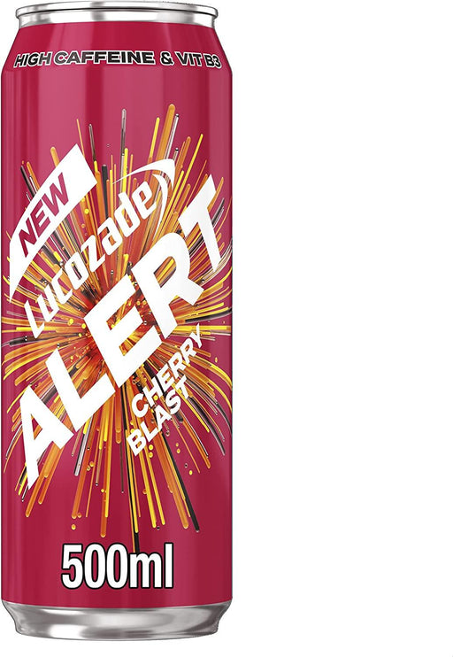 Lucozade Alert Cherry Blast Energy Drink 500Ml - World Food Shop