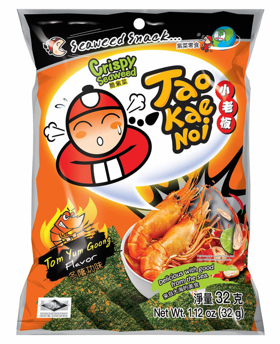 Tao Kae Noi Tom Yum Goong Crispy Seaweed 32G