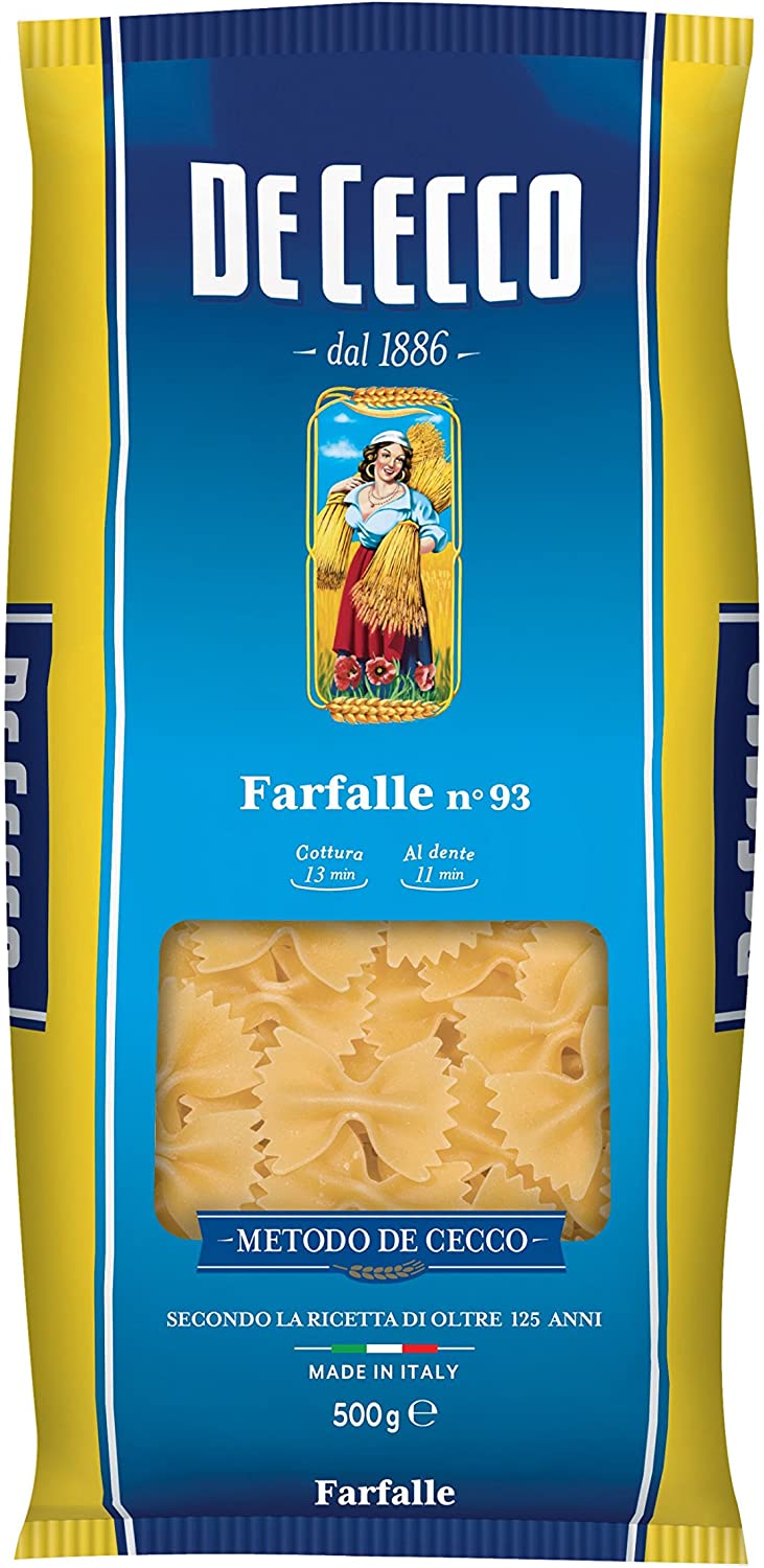 De Cecco Farfalle Pasta N93 500G