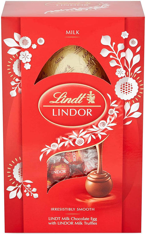 Lindt Milk Chocolate Easter Egg With Lindor Milk Truffles 133G - World Food Shop