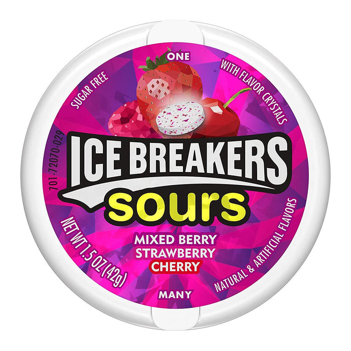 Icebreakers Mints Assorted Berry Dispenser 42G - World Food Shop