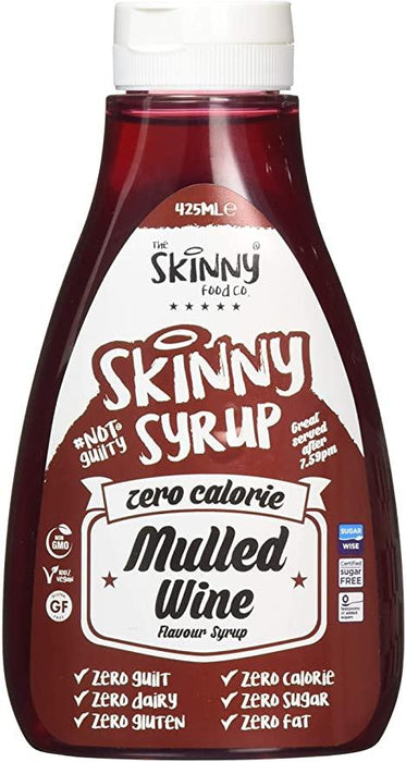 Skinny Syrup Zero Calorie Mulled Wine Sugar Free 425Ml - World Food Shop