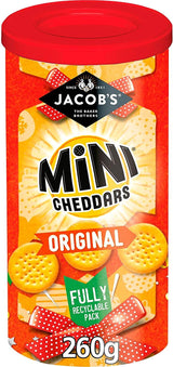 Jacobs Mini Cheddars Original Caddy 260G - World Food Shop