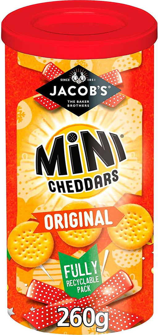 Jacobs Mini Cheddars Original Caddy 260G - World Food Shop