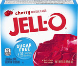 Jell-O Sugar Free Cherry Gelatin 0.3oz (Case of 24)