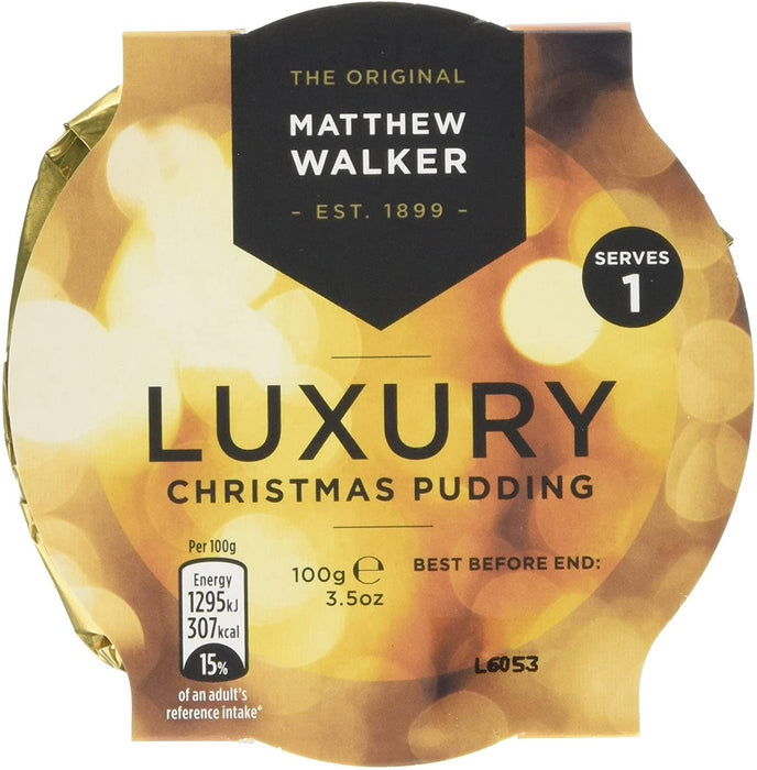 Matthew Walker Luxury Christmas Pudding 100G - World Food Shop