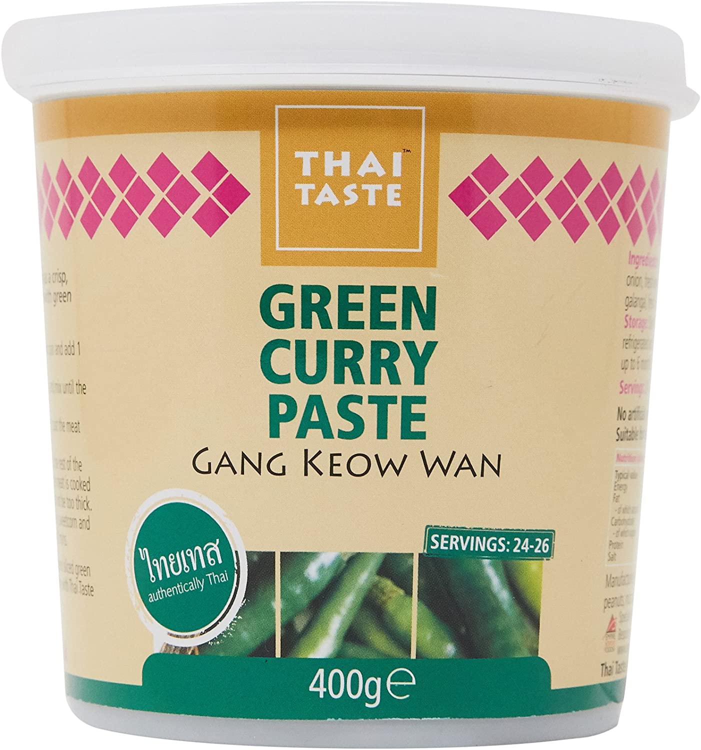 Thai Taste Green Curry Paste 400G