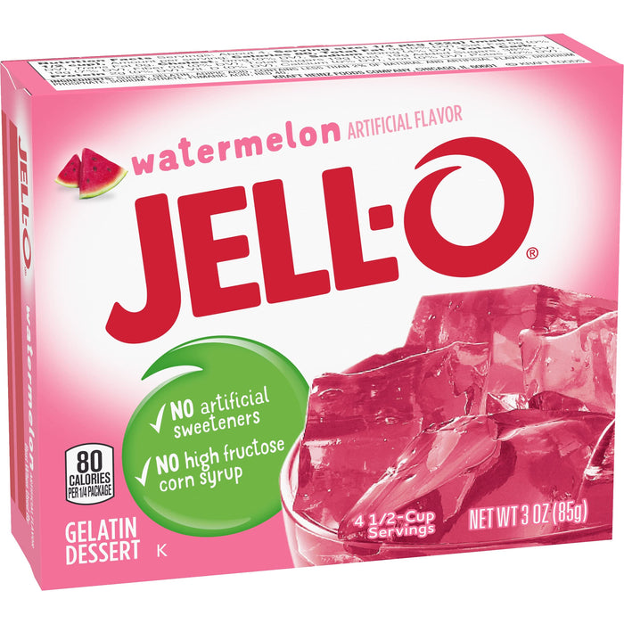 Jell-O Watermelon Gelatin 3oz