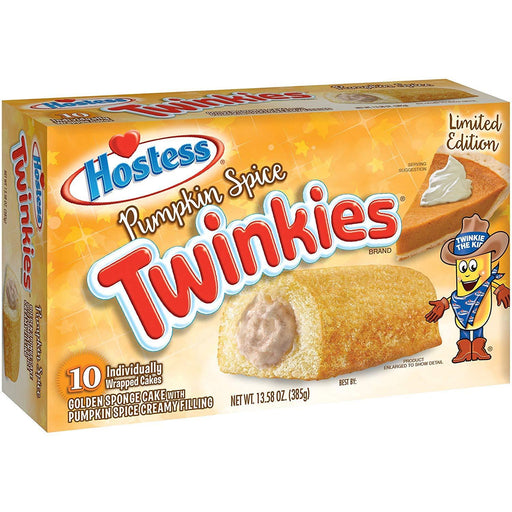 Hostess Pumpkin Spice Twinkies 13.58Oz - World Food Shop