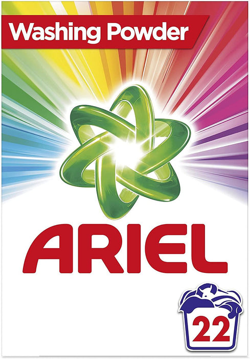 Ariel Washing Powder Colour 22 Wash (1.43Kg) - World Food Shop